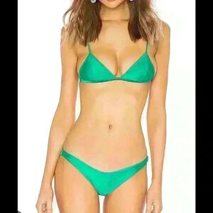 Love wave Emerald Green bikini